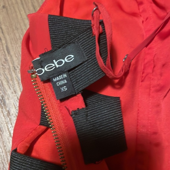 bebe red dress XS - Picture 5 of 5